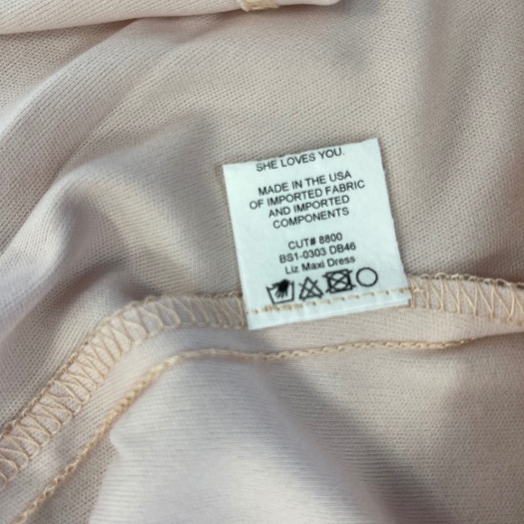Show Me Your MuMu Liz Maxi Dress Dusty Blush, NWT - Picture 4 of 5